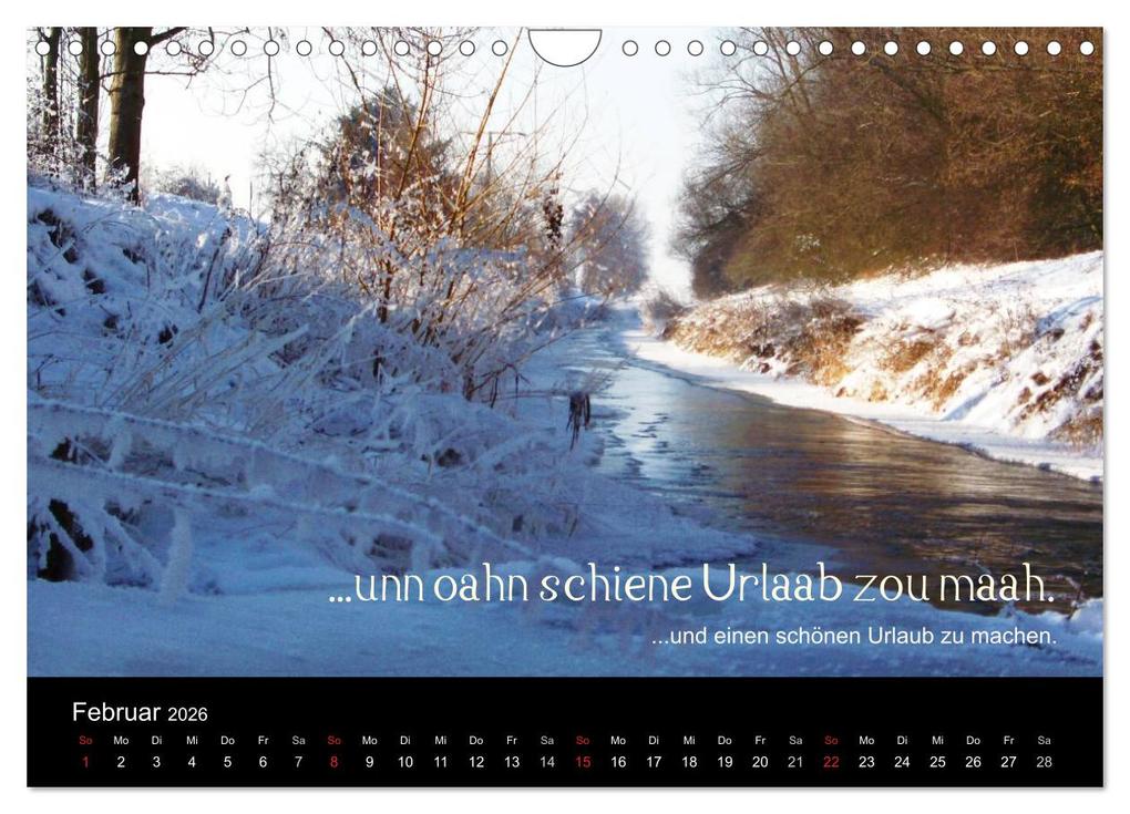 Weitere Ansicht: Die Wetterau mit Mundart-Statements (Wandkalender 2026 DIN A4 quer), CALVENDO Monatskalender | Calvendo, kexDESIGN, Kornelia Exner, kexDESIGN Exner