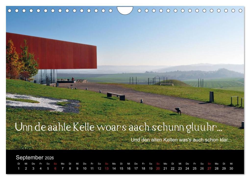 Weitere Ansicht: Die Wetterau mit Mundart-Statements (Wandkalender 2026 DIN A4 quer), CALVENDO Monatskalender | Calvendo, kexDESIGN, Kornelia Exner, kexDESIGN Exner
