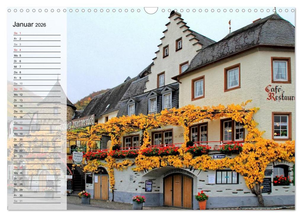 Weitere Ansicht: Eine Perle an der Mosel - Beilstein (Wandkalender 2026 DIN A3 quer), CALVENDO Monatskalender | Calvendo, Arno Klatt