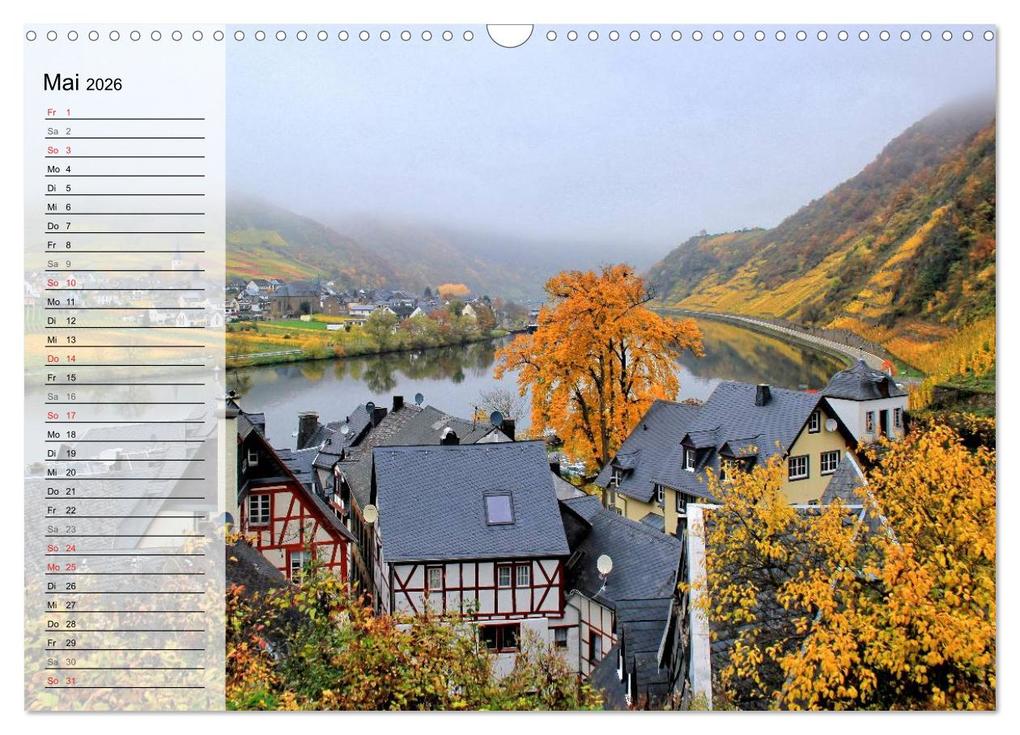 Weitere Ansicht: Eine Perle an der Mosel - Beilstein (Wandkalender 2026 DIN A3 quer), CALVENDO Monatskalender | Calvendo, Arno Klatt