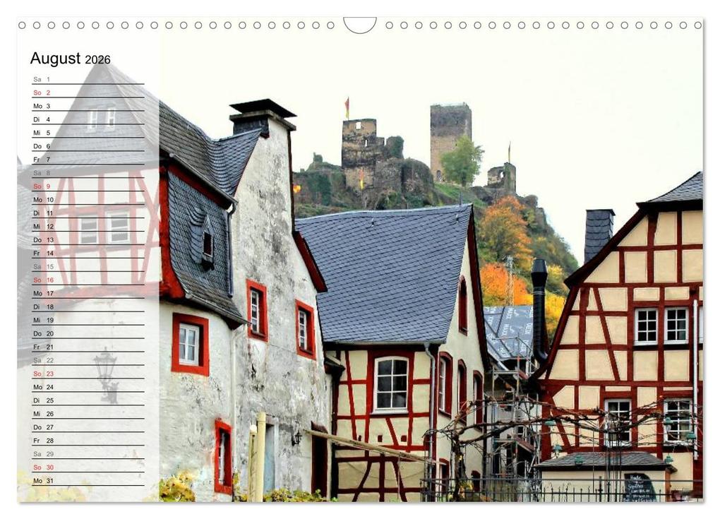 Weitere Ansicht: Eine Perle an der Mosel - Beilstein (Wandkalender 2026 DIN A3 quer), CALVENDO Monatskalender | Calvendo, Arno Klatt