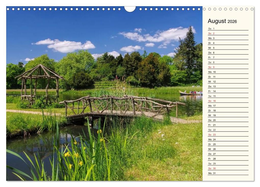 Weitere Ansicht: Spaziergang durch den Wörlitzer Park (Wandkalender 2026 DIN A3 quer), CALVENDO Monatskalender | Calvendo, LianeM, LianeM LianeM