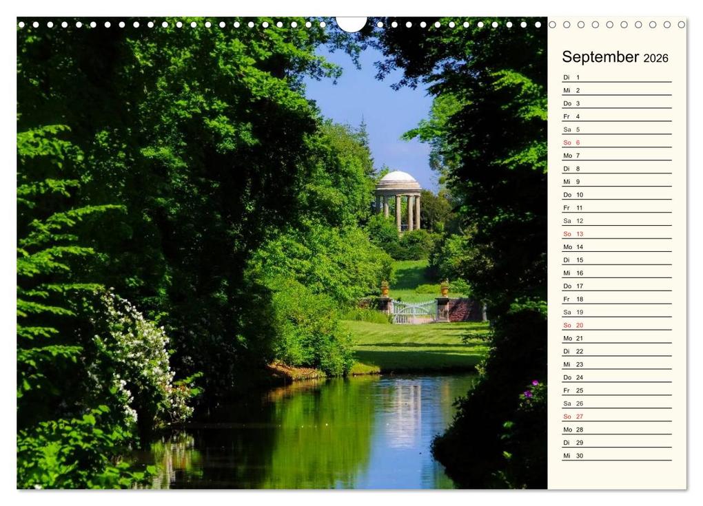 Weitere Ansicht: Spaziergang durch den Wörlitzer Park (Wandkalender 2026 DIN A3 quer), CALVENDO Monatskalender | Calvendo, LianeM, LianeM LianeM