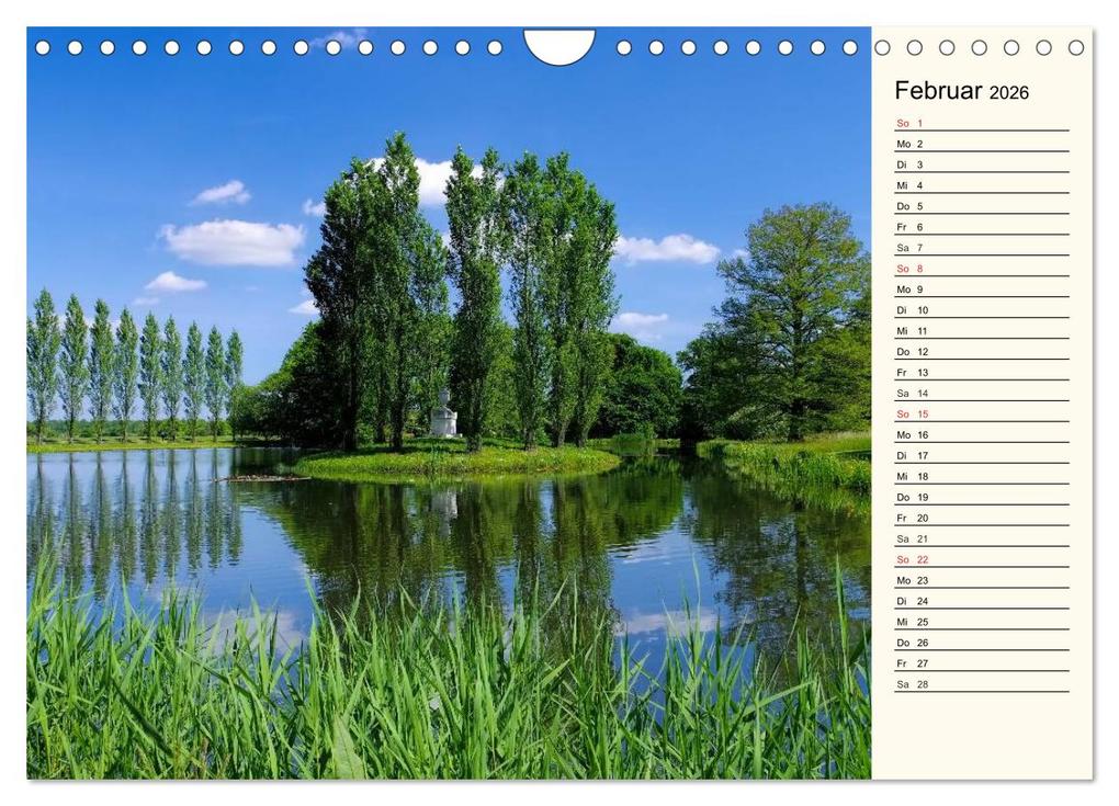 Weitere Ansicht: Spaziergang durch den Wörlitzer Park (Wandkalender 2026 DIN A4 quer), CALVENDO Monatskalender | Calvendo, LianeM, LianeM LianeM