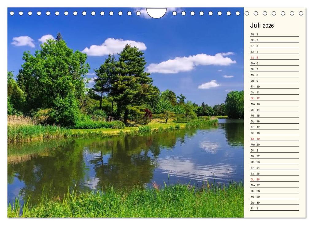 Weitere Ansicht: Spaziergang durch den Wörlitzer Park (Wandkalender 2026 DIN A4 quer), CALVENDO Monatskalender | Calvendo, LianeM, LianeM LianeM