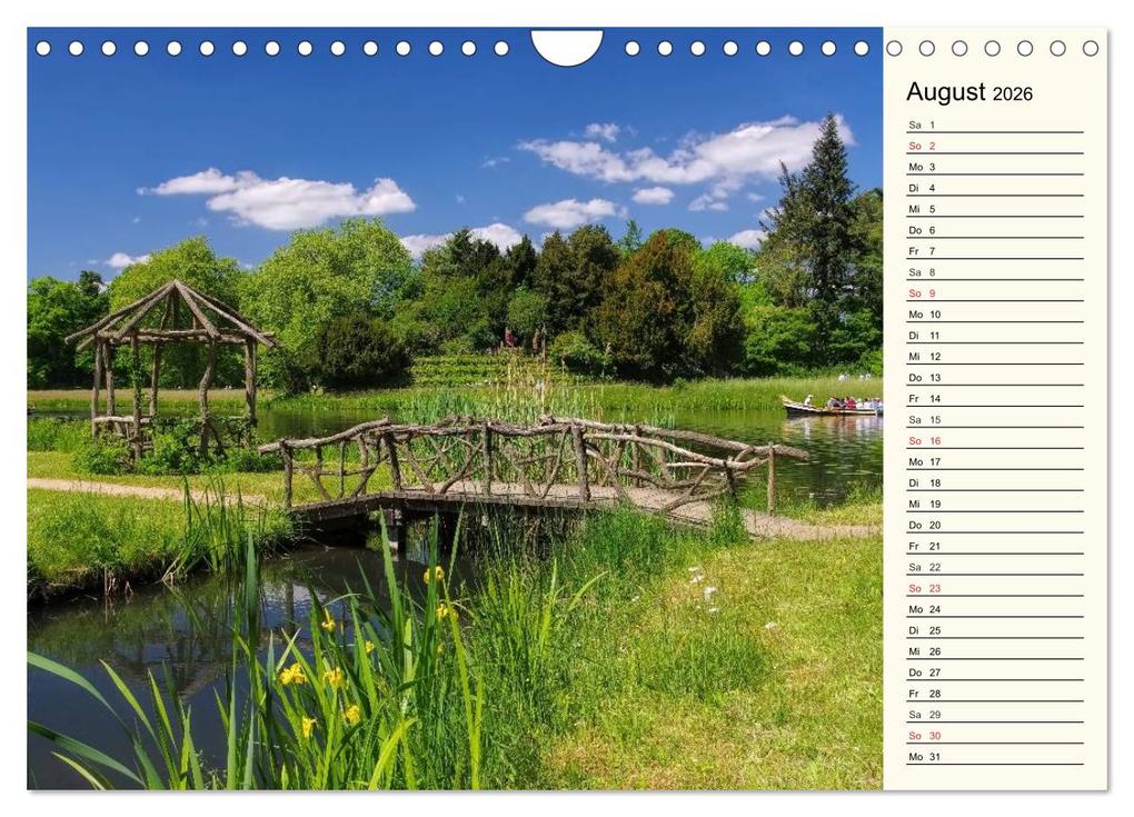 Weitere Ansicht: Spaziergang durch den Wörlitzer Park (Wandkalender 2026 DIN A4 quer), CALVENDO Monatskalender | Calvendo, LianeM, LianeM LianeM