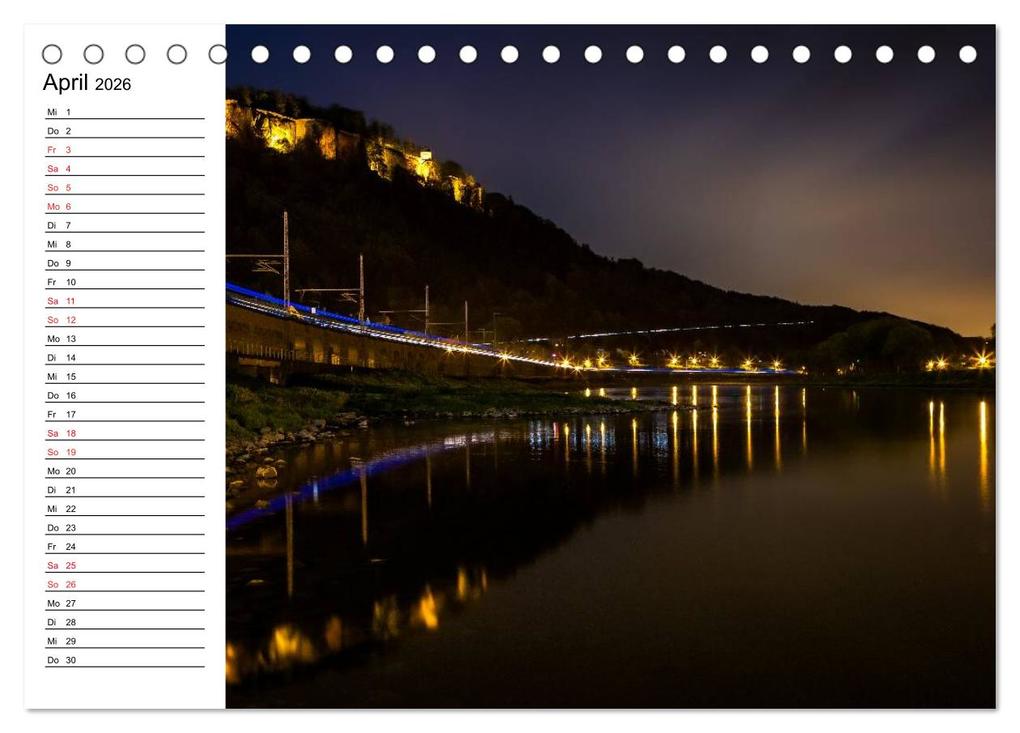 Weitere Ansicht: Sächsische Schweiz - Impressionen (Tischkalender 2026 DIN A5 quer), CALVENDO Monatskalender | Calvendo, Dirk Meutzner