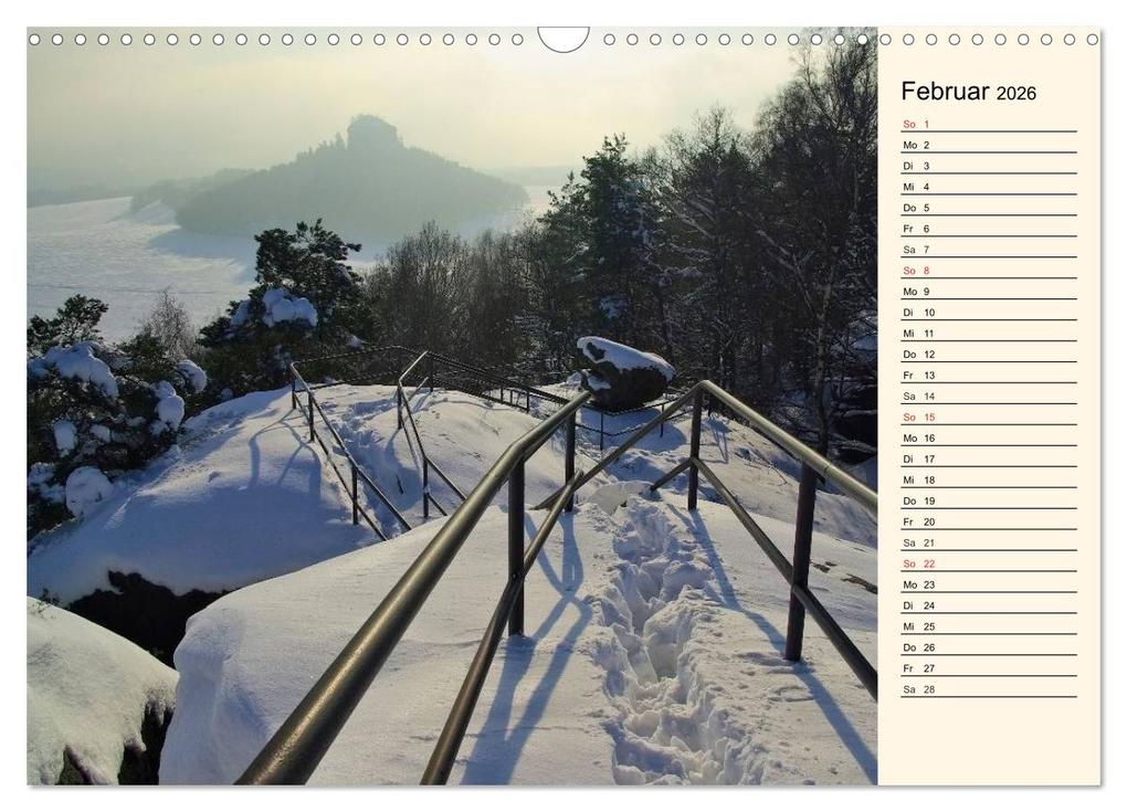 Weitere Ansicht: Elbsandsteingebirge (Wandkalender 2026 DIN A3 quer), CALVENDO Monatskalender | Calvendo, LianeM, LianeM LianeM