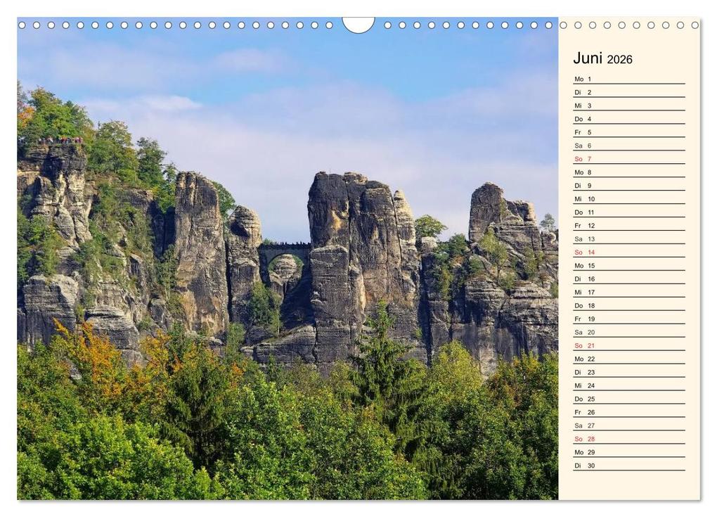 Weitere Ansicht: Elbsandsteingebirge (Wandkalender 2026 DIN A3 quer), CALVENDO Monatskalender | Calvendo, LianeM, LianeM LianeM