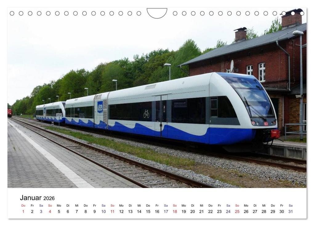 Weitere Ansicht: Eisenbahnen auf Usedom (Wandkalender 2026 DIN A4 quer), CALVENDO Monatskalender | Calvendo, Wolfgang Gerstner