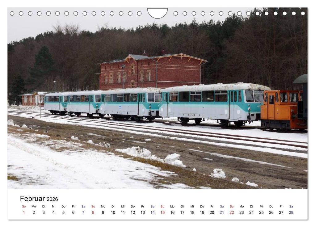 Weitere Ansicht: Eisenbahnen auf Usedom (Wandkalender 2026 DIN A4 quer), CALVENDO Monatskalender | Calvendo, Wolfgang Gerstner