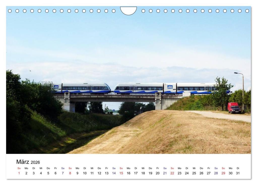 Weitere Ansicht: Eisenbahnen auf Usedom (Wandkalender 2026 DIN A4 quer), CALVENDO Monatskalender | Calvendo, Wolfgang Gerstner