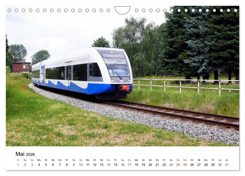 Weitere Ansicht: Eisenbahnen auf Usedom (Wandkalender 2026 DIN A4 quer), CALVENDO Monatskalender | Calvendo, Wolfgang Gerstner