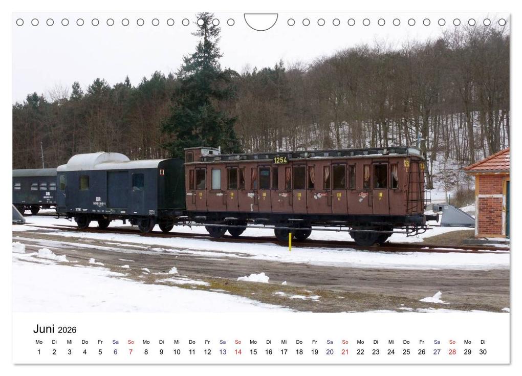 Weitere Ansicht: Eisenbahnen auf Usedom (Wandkalender 2026 DIN A4 quer), CALVENDO Monatskalender | Calvendo, Wolfgang Gerstner