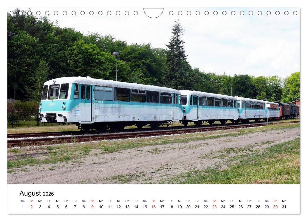 Weitere Ansicht: Eisenbahnen auf Usedom (Wandkalender 2026 DIN A4 quer), CALVENDO Monatskalender | Calvendo, Wolfgang Gerstner