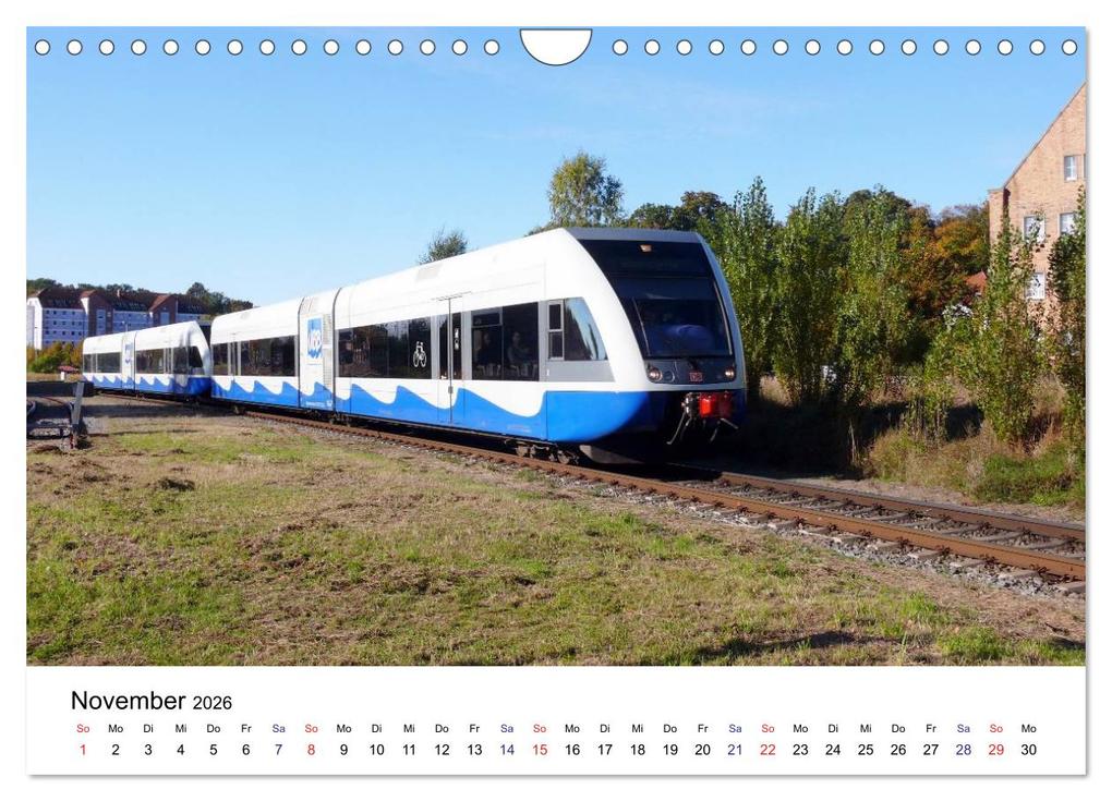 Weitere Ansicht: Eisenbahnen auf Usedom (Wandkalender 2026 DIN A4 quer), CALVENDO Monatskalender | Calvendo, Wolfgang Gerstner