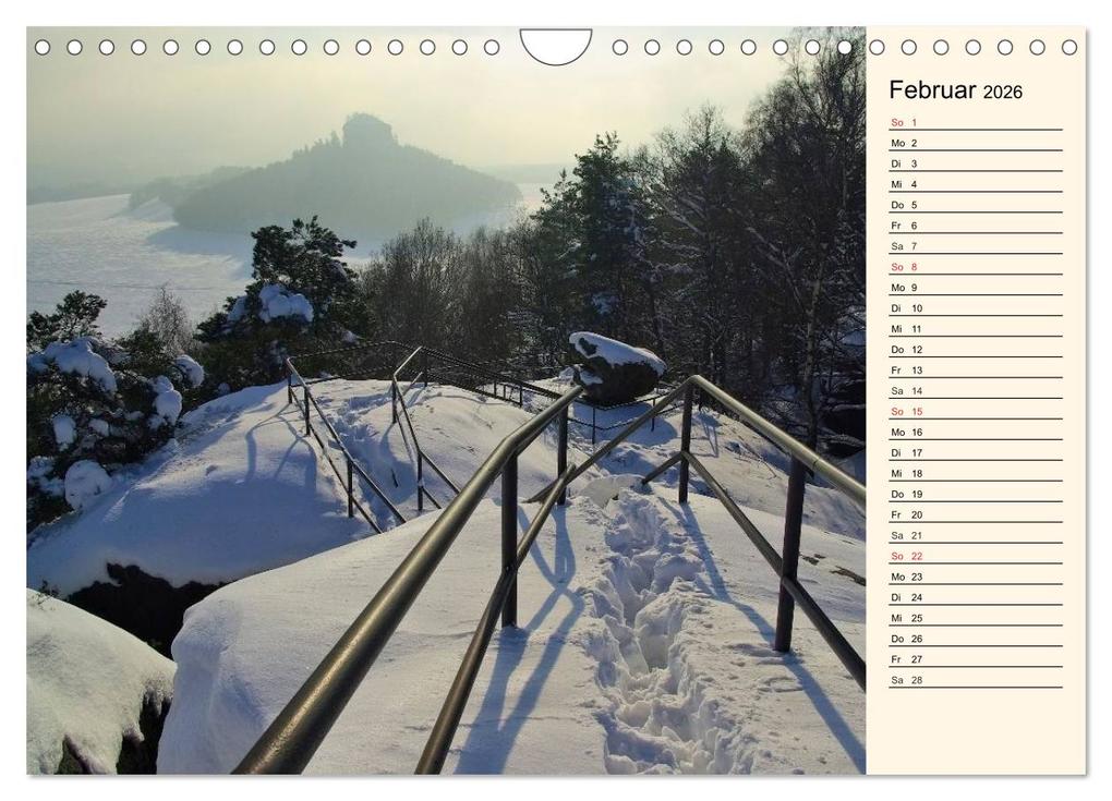 Weitere Ansicht: Elbsandsteingebirge (Wandkalender 2026 DIN A4 quer), CALVENDO Monatskalender | Calvendo, LianeM, LianeM LianeM