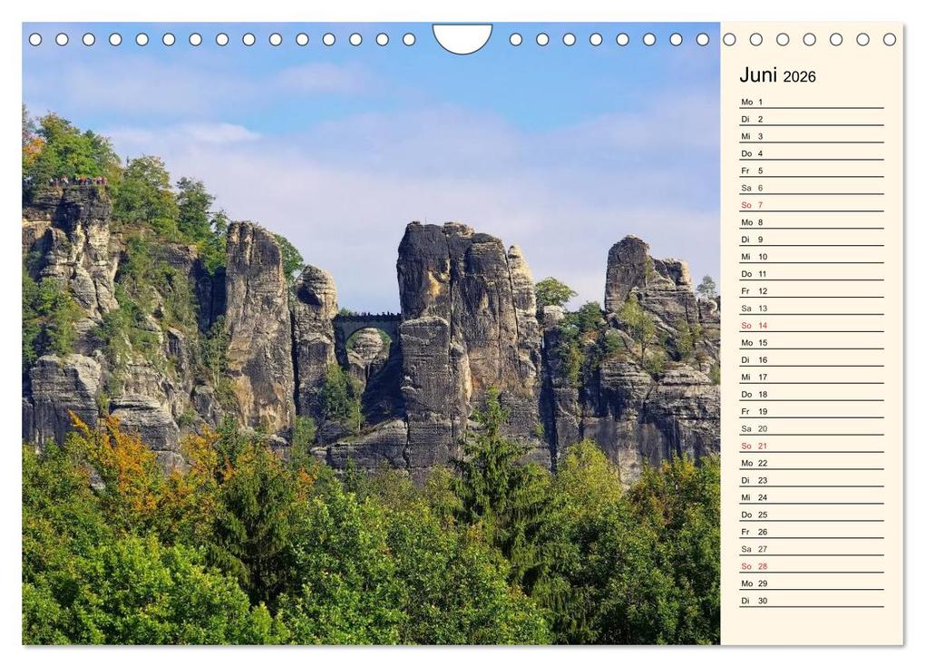 Weitere Ansicht: Elbsandsteingebirge (Wandkalender 2026 DIN A4 quer), CALVENDO Monatskalender | Calvendo, LianeM, LianeM LianeM