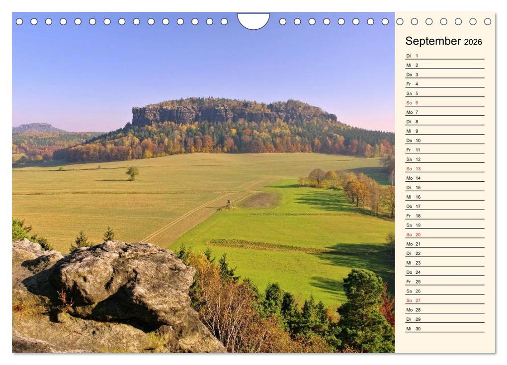 Weitere Ansicht: Elbsandsteingebirge (Wandkalender 2026 DIN A4 quer), CALVENDO Monatskalender | Calvendo, LianeM, LianeM LianeM