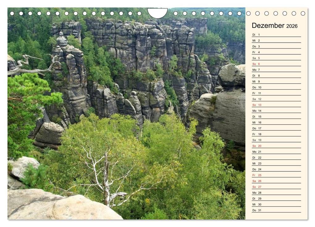Weitere Ansicht: Elbsandsteingebirge (Wandkalender 2026 DIN A4 quer), CALVENDO Monatskalender | Calvendo, LianeM, LianeM LianeM