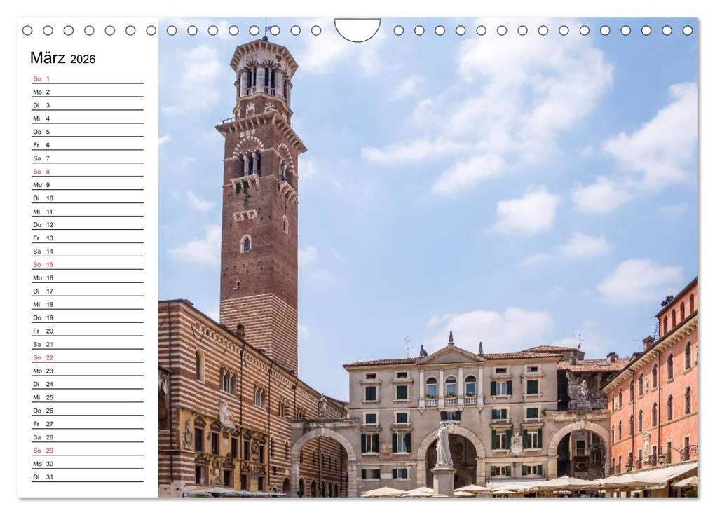 Weitere Ansicht: VERONA Historisches Stadtherz (Wandkalender 2026 DIN A4 quer), CALVENDO Monatskalender | Calvendo, Melanie Viola