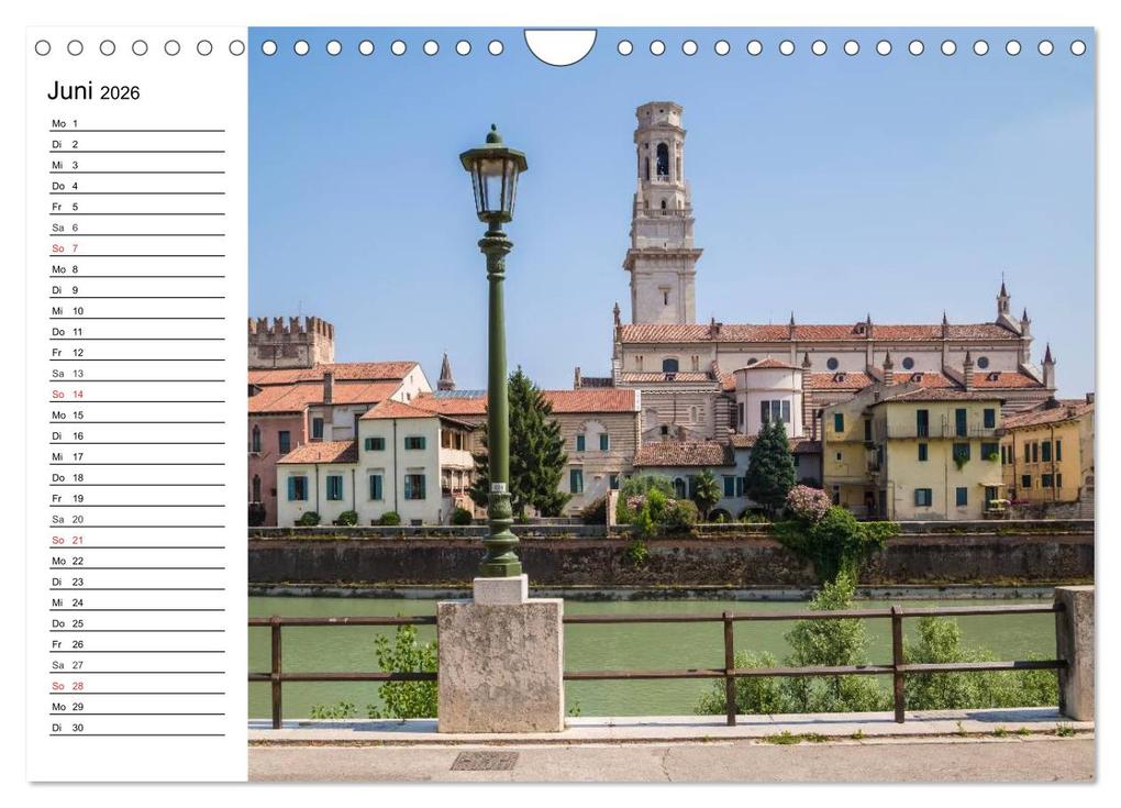 Weitere Ansicht: VERONA Historisches Stadtherz (Wandkalender 2026 DIN A4 quer), CALVENDO Monatskalender | Calvendo, Melanie Viola