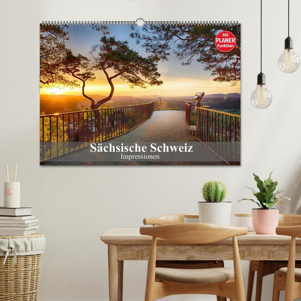 Weitere Ansicht: Sächsische Schweiz - Impressionen (Wandkalender 2026 DIN A2 quer), CALVENDO Monatskalender | Calvendo, Dirk Meutzner