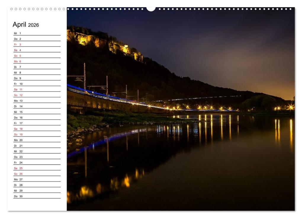 Weitere Ansicht: Sächsische Schweiz - Impressionen (Wandkalender 2026 DIN A2 quer), CALVENDO Monatskalender | Calvendo, Dirk Meutzner