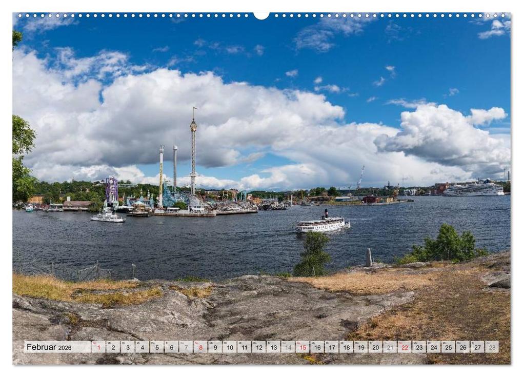 Weitere Ansicht: Stockholm an Mittsommer (hochwertiger Premium Wandkalender 2026 DIN A2 quer), Kunstdruck in Hochglanz | Calvendo, Dennis Gelner