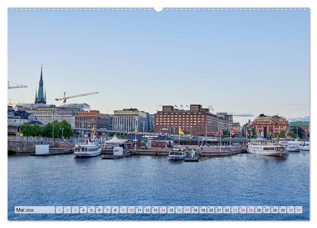 Weitere Ansicht: Stockholm an Mittsommer (hochwertiger Premium Wandkalender 2026 DIN A2 quer), Kunstdruck in Hochglanz | Calvendo, Dennis Gelner