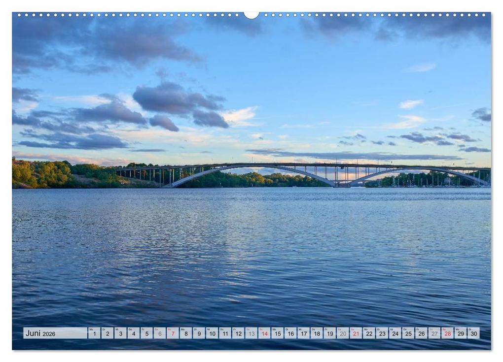 Weitere Ansicht: Stockholm an Mittsommer (hochwertiger Premium Wandkalender 2026 DIN A2 quer), Kunstdruck in Hochglanz | Calvendo, Dennis Gelner