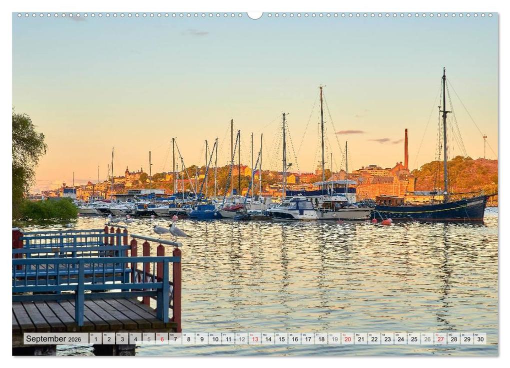 Weitere Ansicht: Stockholm an Mittsommer (hochwertiger Premium Wandkalender 2026 DIN A2 quer), Kunstdruck in Hochglanz | Calvendo, Dennis Gelner