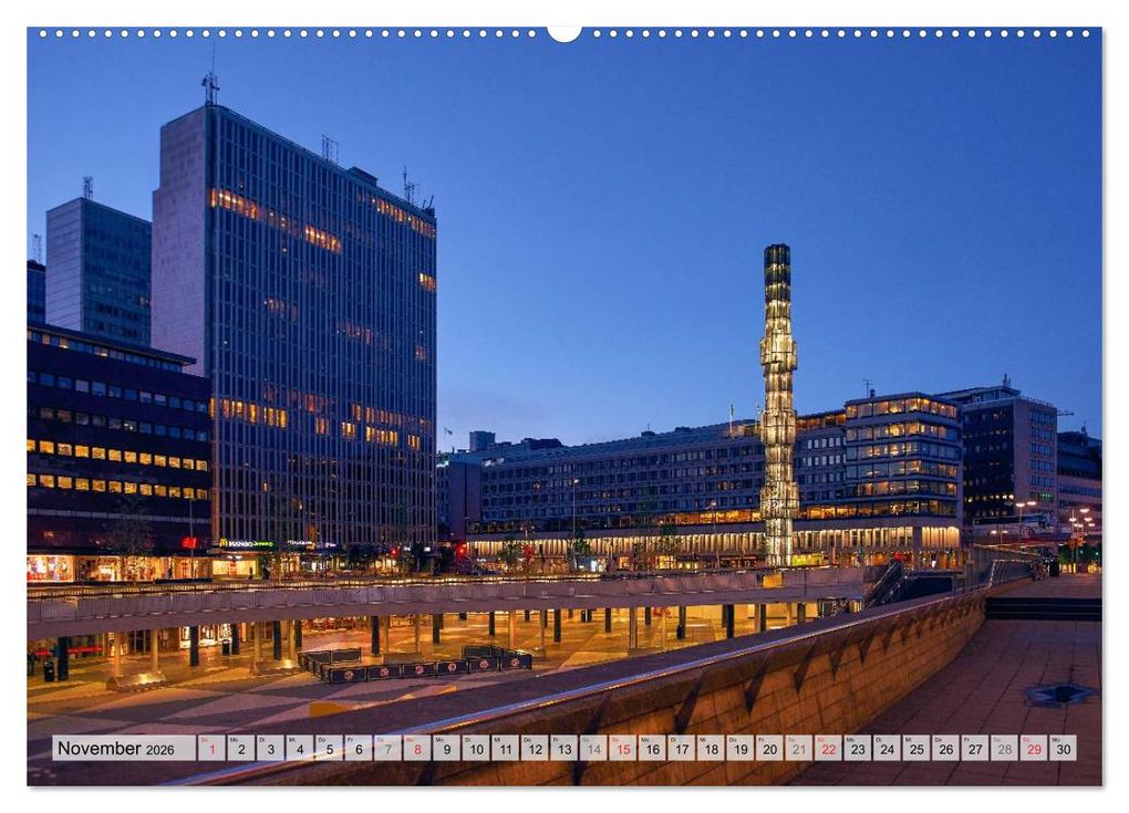 Weitere Ansicht: Stockholm an Mittsommer (hochwertiger Premium Wandkalender 2026 DIN A2 quer), Kunstdruck in Hochglanz | Calvendo, Dennis Gelner