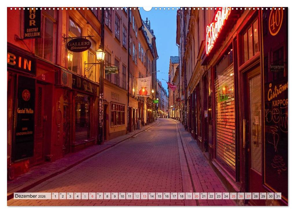 Weitere Ansicht: Stockholm an Mittsommer (hochwertiger Premium Wandkalender 2026 DIN A2 quer), Kunstdruck in Hochglanz | Calvendo, Dennis Gelner