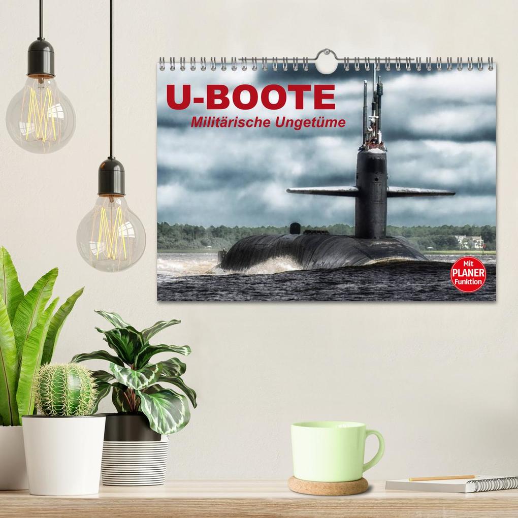 Weitere Ansicht: U-Boote. Militärische Ungetüme (Wandkalender 2026 DIN A4 quer), CALVENDO Monatskalender | Calvendo, Elisabeth Stanzer