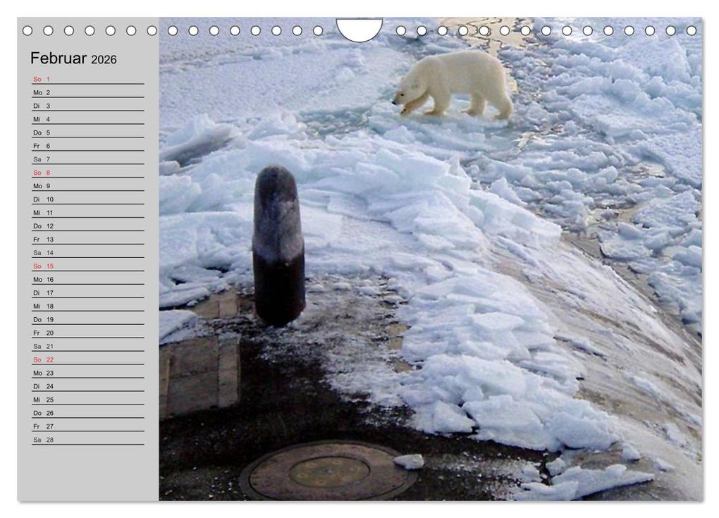 Weitere Ansicht: U-Boote. Militärische Ungetüme (Wandkalender 2026 DIN A4 quer), CALVENDO Monatskalender | Calvendo, Elisabeth Stanzer