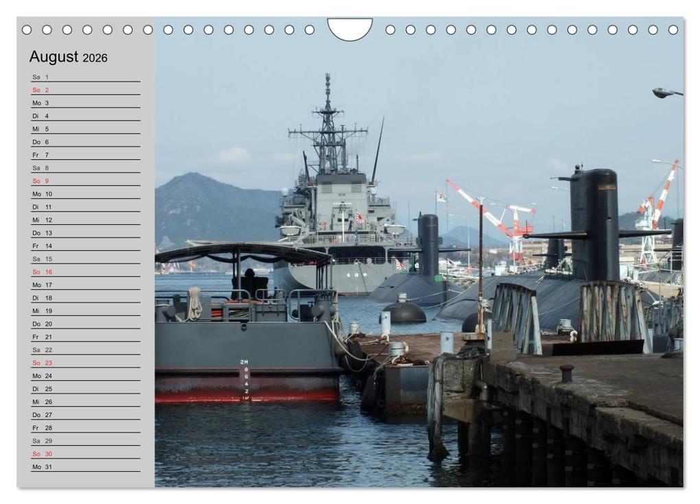 Weitere Ansicht: U-Boote. Militärische Ungetüme (Wandkalender 2026 DIN A4 quer), CALVENDO Monatskalender | Calvendo, Elisabeth Stanzer