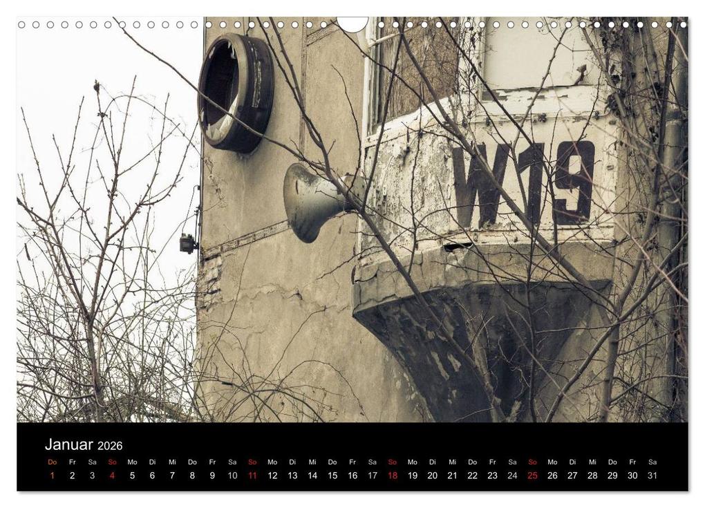 Weitere Ansicht: Verlassene Orte. Alter Postbahnhof Leipzig (Wandkalender 2026 DIN A3 quer), CALVENDO Monatskalender | Calvendo, Felix Mayr