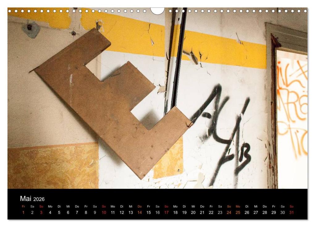 Weitere Ansicht: Verlassene Orte. Alter Postbahnhof Leipzig (Wandkalender 2026 DIN A3 quer), CALVENDO Monatskalender | Calvendo, Felix Mayr