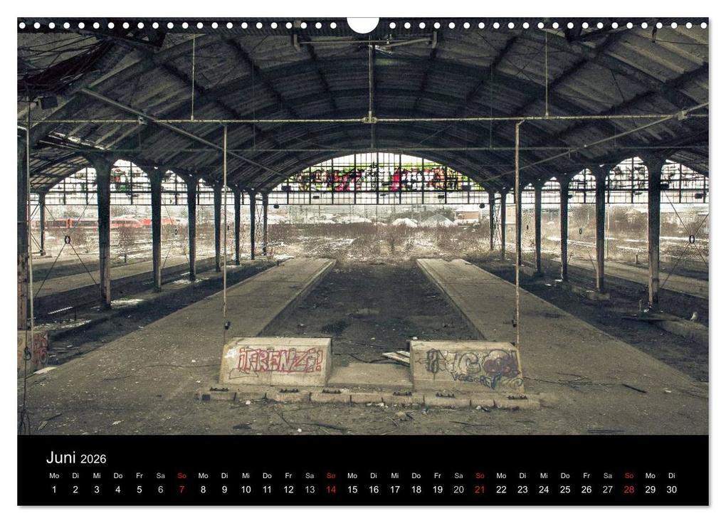 Weitere Ansicht: Verlassene Orte. Alter Postbahnhof Leipzig (Wandkalender 2026 DIN A3 quer), CALVENDO Monatskalender | Calvendo, Felix Mayr