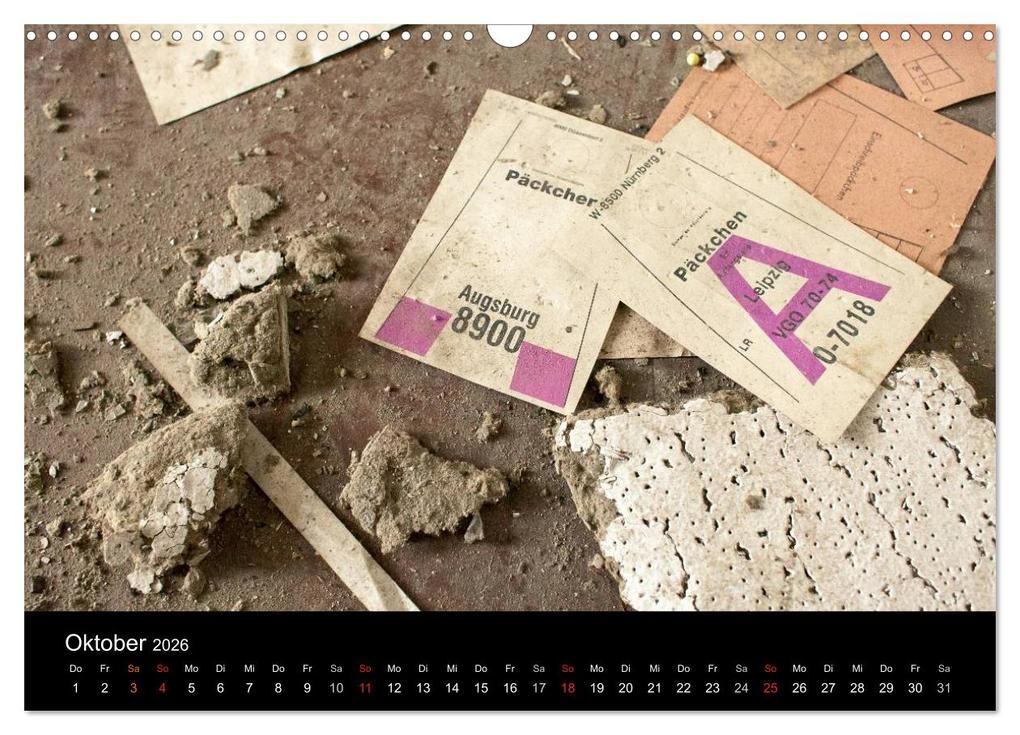 Weitere Ansicht: Verlassene Orte. Alter Postbahnhof Leipzig (Wandkalender 2026 DIN A3 quer), CALVENDO Monatskalender | Calvendo, Felix Mayr