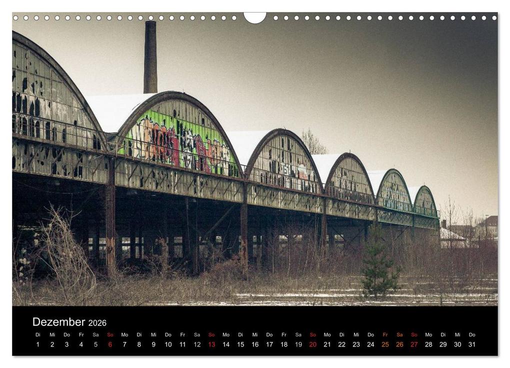 Weitere Ansicht: Verlassene Orte. Alter Postbahnhof Leipzig (Wandkalender 2026 DIN A3 quer), CALVENDO Monatskalender | Calvendo, Felix Mayr