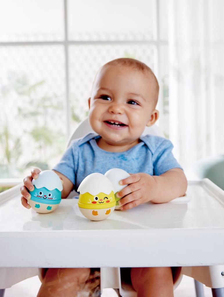 Weitere Ansicht: Hape - Lustige Wackelküken-Rasseln