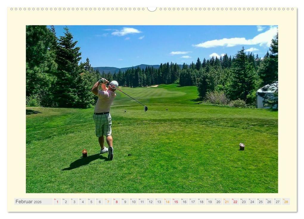Weitere Ansicht: Golf - meine Leidenschaft (Wandkalender 2026 DIN A2 quer), CALVENDO Monatskalender | Peter Roder, Calvendo