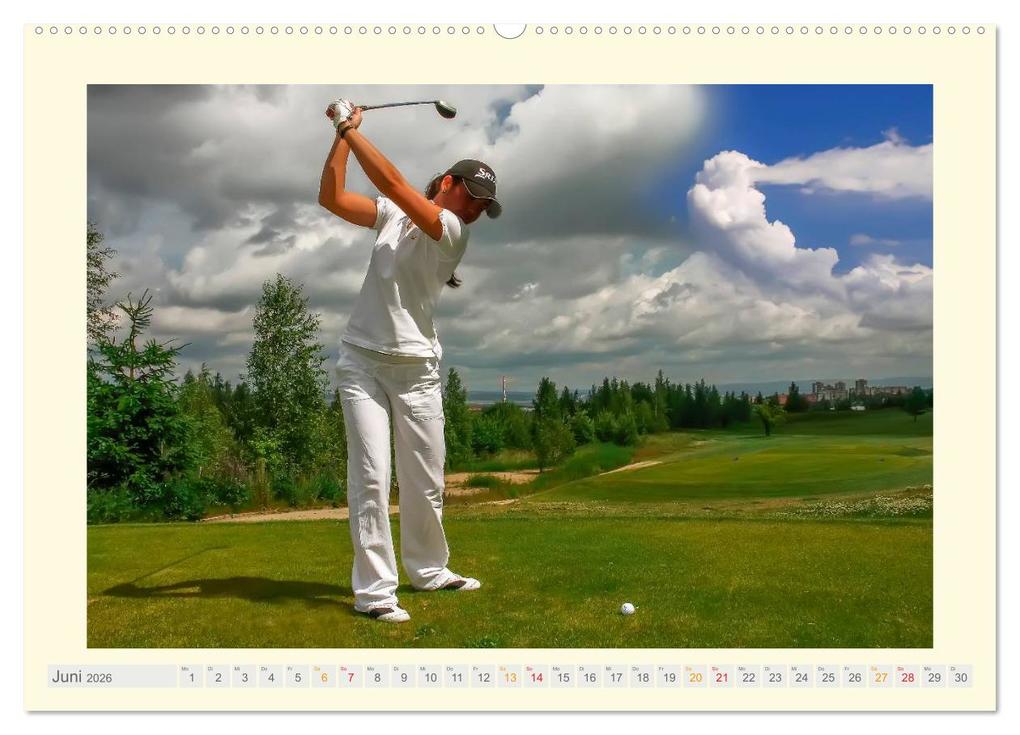 Weitere Ansicht: Golf - meine Leidenschaft (Wandkalender 2026 DIN A2 quer), CALVENDO Monatskalender | Peter Roder, Calvendo