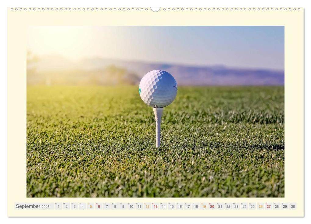 Weitere Ansicht: Golf - meine Leidenschaft (Wandkalender 2026 DIN A2 quer), CALVENDO Monatskalender | Peter Roder, Calvendo