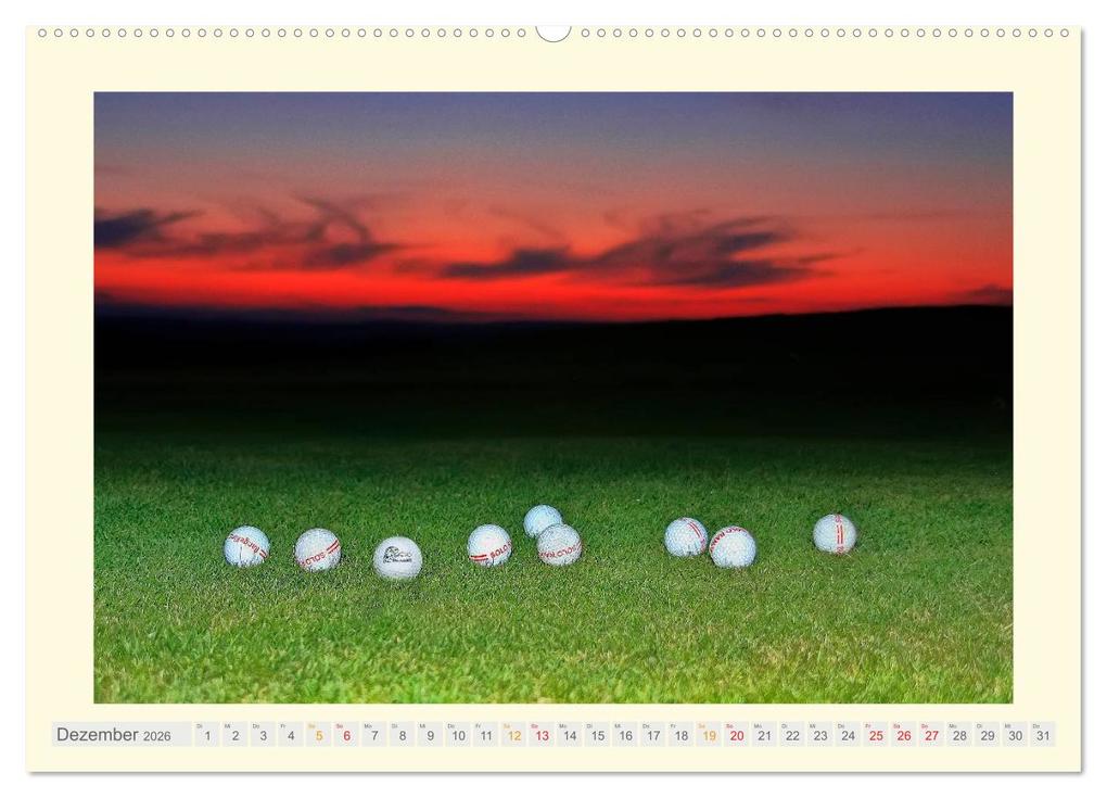 Weitere Ansicht: Golf - meine Leidenschaft (Wandkalender 2026 DIN A2 quer), CALVENDO Monatskalender | Peter Roder, Calvendo