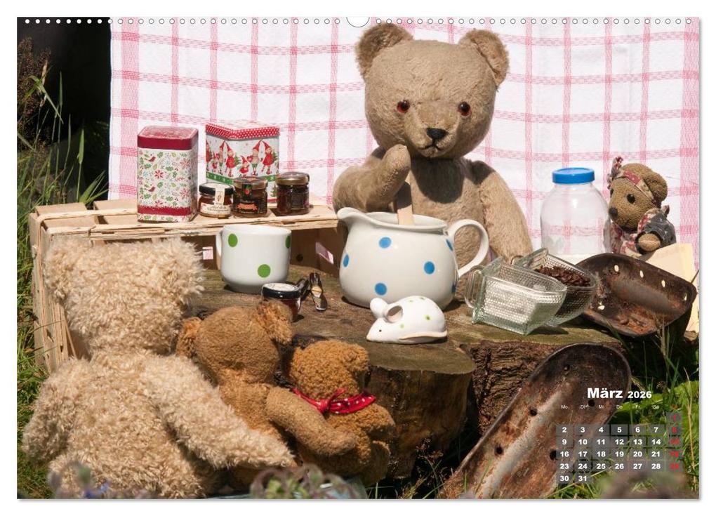 Weitere Ansicht: Geliebte Bären - Teddys (hochwertiger Premium Wandkalender 2026 DIN A2 quer), Kunstdruck in Hochglanz | Meike Bölts, Calvendo