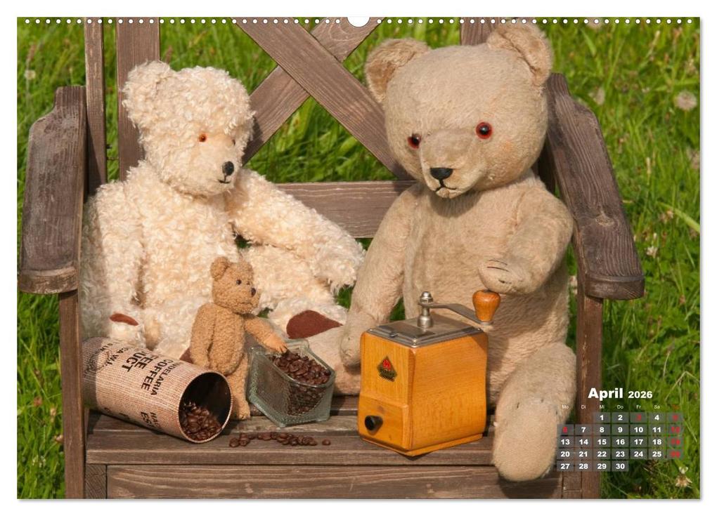 Weitere Ansicht: Geliebte Bären - Teddys (hochwertiger Premium Wandkalender 2026 DIN A2 quer), Kunstdruck in Hochglanz | Meike Bölts, Calvendo