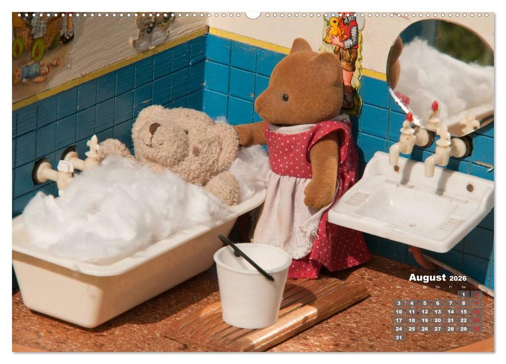 Weitere Ansicht: Geliebte Bären - Teddys (hochwertiger Premium Wandkalender 2026 DIN A2 quer), Kunstdruck in Hochglanz | Meike Bölts, Calvendo
